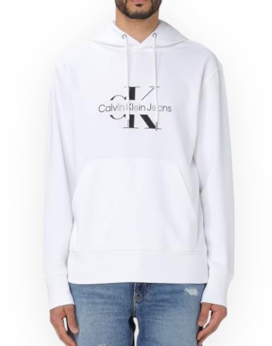 Calvin Klein sweat capuche print logo homme pour protéger du froid