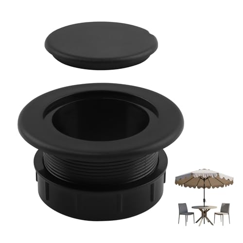 Patio Table Umbrella Hole Ring Plug Cap Set For Standard 2 inch Holes
