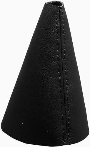 VJOLI Soufflet Levier Vitesse Cuir Véritable Noir Surpiqûres - Compatible Citro ën C4 I (2004-2009), C4 Grand Pi casso (2006-2013), C2/C3 (2001-2010) - Boîte Manuelle C62978