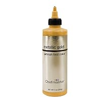 Chefmaster Airbrush Food Color, 9-Ounces, Metallic Gold