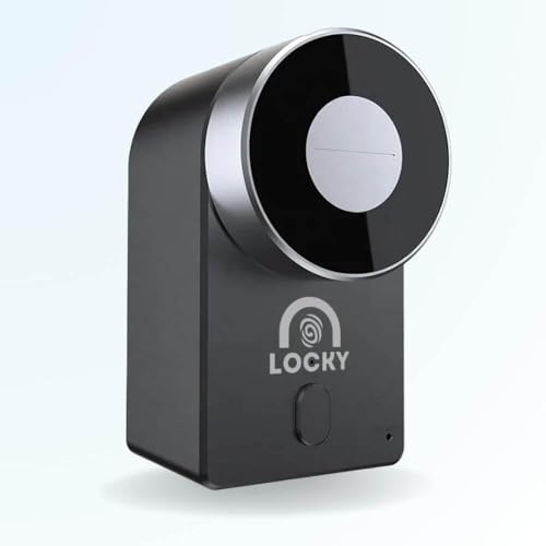 LOCKY-4 Smart Lock 2.0 Serrure connectée, Motorisée, Ouverture via Smartphone, Adaptable sur...