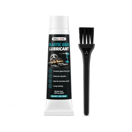 WELLOCKS White Lithium Grease, 1 oz Long-Lasting Gear Lubricant