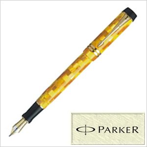 PARKER パーカー万年筆デュオフォールドチェック Citrine イエロー Amazon | PARKER パーカー 万年筆 デュオフォールド DUOFOLD