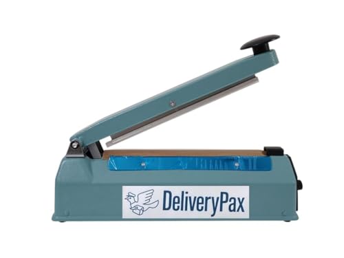 Image of Delivery Pax Sealing machine 8 inch Heavy Duty Heat Sealer| Heat Sealing machine for food packets| Packet sealer machine | Packaging machine| Packing Machine Sealing| Plastic Sealing Machine(200mm)