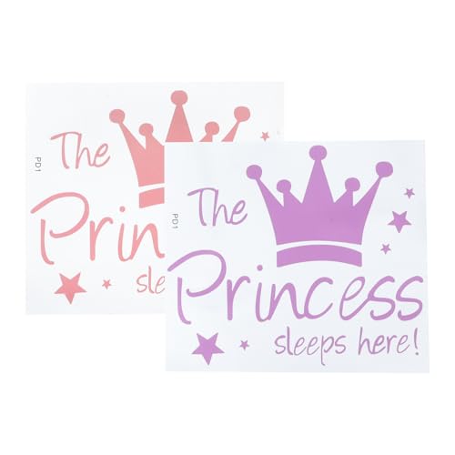 Vinilos decorativos corona para dormitorio y cuarto de niños