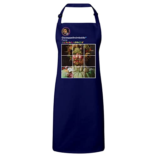 Tablier Arcimboldo navy anti-tache pour protéger vos habits