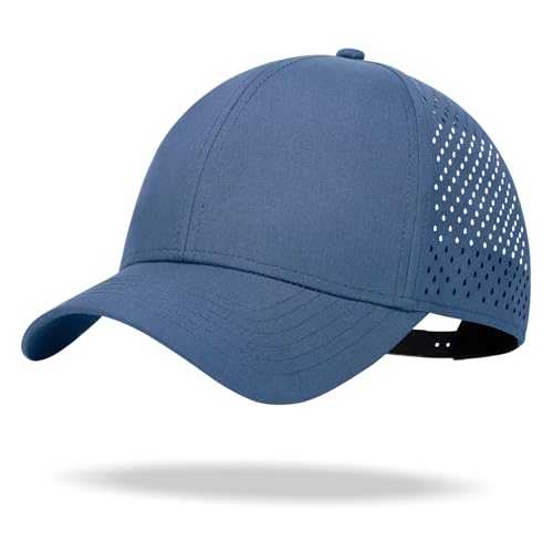 Image of Oversize XL XXL Quick Dry Baseball Cap, Large Performance Snapback Hats, Laser Cut Mesh Ball Cap for Men Big Heads 23.5 inch-26 inch