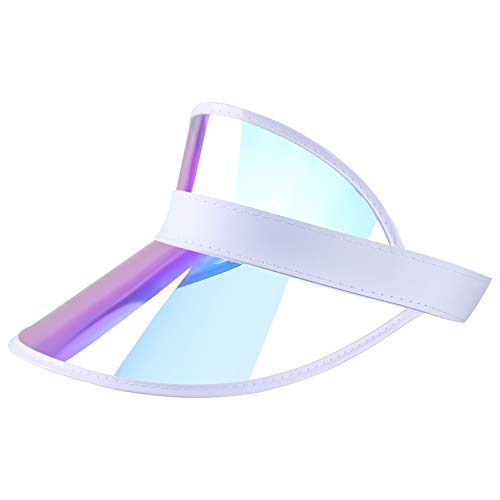 Visor-Sun-Hat Pvc-Plastic Protection - Wide Brim Outdoor For Summer #TOP2