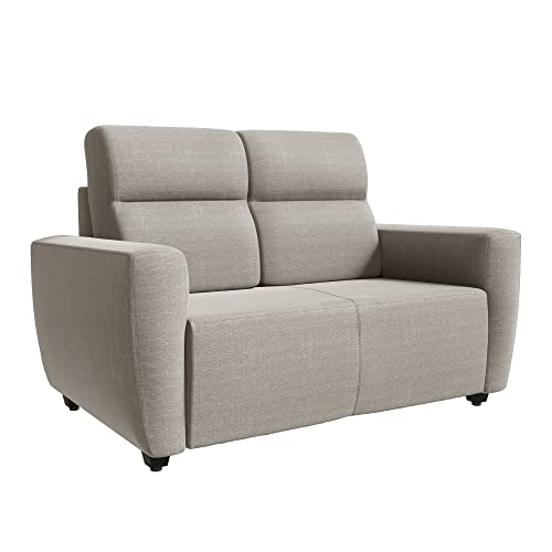 Image of Wakefit Sofa Set | 3 Year Warranty | Sofa 6 Seater, 6 Seater Sofa for Living Room, Wooden Sofa Set, Sofa Set 3+2+1 Seater - Belize(Omega : Pearl)