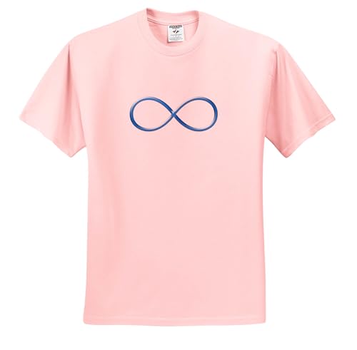 3dRose, Infinity Symbol (Blue), T-Shirt