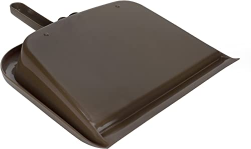 Image of SPARTA Handheld Dustpan with Handle, Cleaning Essentials for Home and Commercial Use, 10 inch, Brown (Pack of 4)
