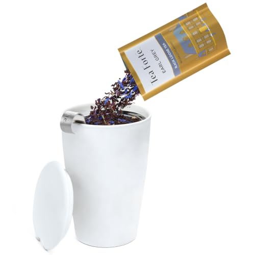 Image of Tea Forte Single Steeps Loose Leaf Tea Sampler Tea Chest, Assorted Variety Tea Box, 28 Single Serve Pouches, Classic