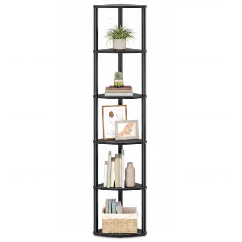Image of VASAGLE Superfast Toolless Assembly 6-Tier Corner Shelf