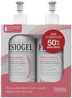 Kit 2x400mL Fisiogel AI Ação Calmante Loção Cremosa