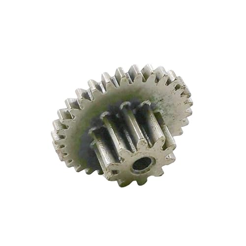 Bevel Gear Pinion Hardware Mechanical 30T+10Tx1PC Bilayer Gears Big 30 Teeth 0.6M OD=19mm Small 10 Teeth 0.8M OD=10mm 30102.5B Metal Pinion