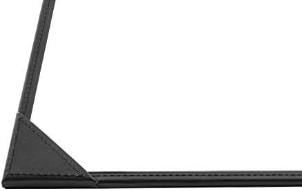 Osco A3 Faux Leather Desk Mat - Black