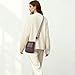 POIUGOYA Small Crossbody Bags for Women Trendy,Leather Triple Compartment Cell Phone Crossbody Wallet Purses with Card Slots