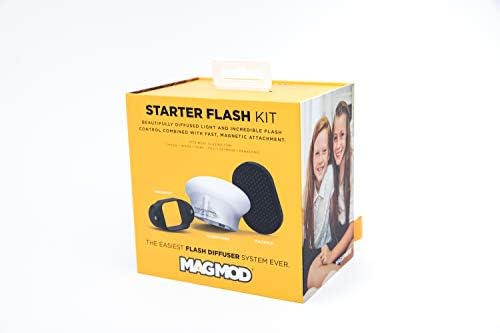 MagMod Starter Flash Kit – Fits Most Speedlites – Includes MagGrip, MagSphere, and MagGrid