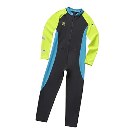 Fancyes Body Wetsuit manga longa UV traje de natação Keep Warm, G