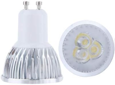 KLED 6Pack COB GU10 LED Spotlight Bulbs 9W Cool White, 6000K, 800lm, 60 Degree Beam Angle, 80W Halogen Bulbs Equivalent, LED Spotlight Bulbs, (Cool White)