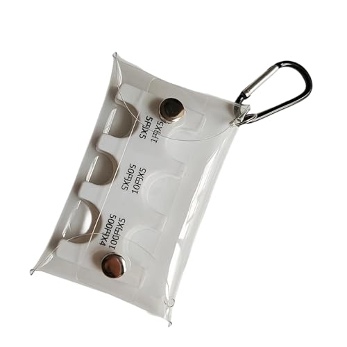 Photo de Distributeur de pièces de monnaie transparent en yen japonais multi-positions, blanc, One Size