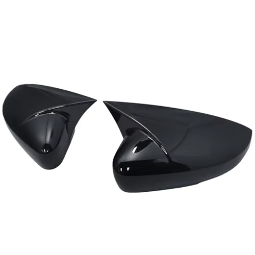 Coque rétroviseur pour Polo 5 style corne de bœuf en ABS brillant noir haut de gamme