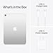 Apple iPad 11-inch: A16 chip, 11-inch Model, Liquid Retina Display, 128GB, Wi-Fi 6 + 5G Cellular, 12MP Front/12MP Back Camera, Touch ID, All-Day Battery Life — Silver