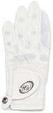Bionic Women's Classic All White Golf Glove, Left Hand, Large