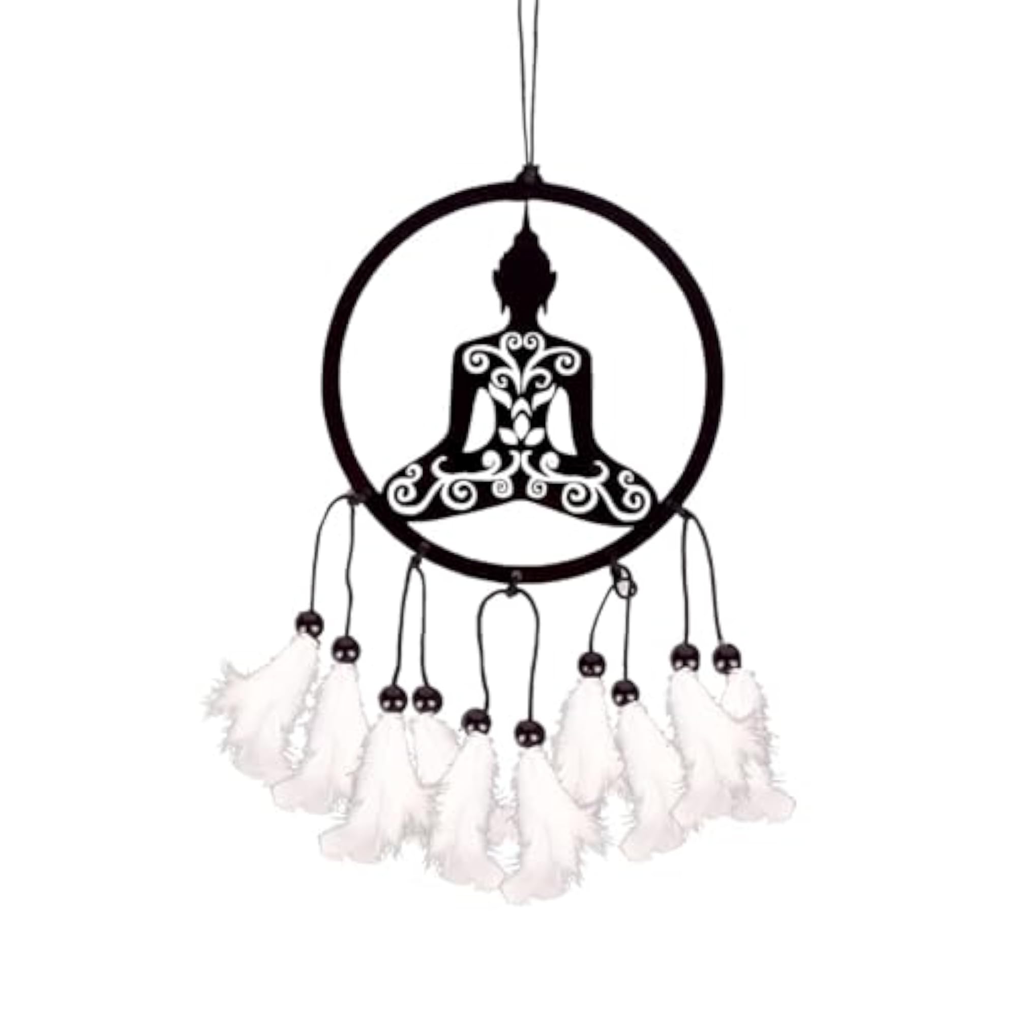 Acrylic Buddha Car Hanging Dream Catcher Decor