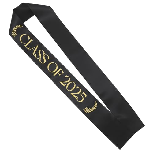 HAWILLOSCH Graduation Stole Sash Class of with Letters Reusable Fabric Shoulder Belt for Graduation Parties and Celebrations Photo Prop for Kindergarten to College Graduates