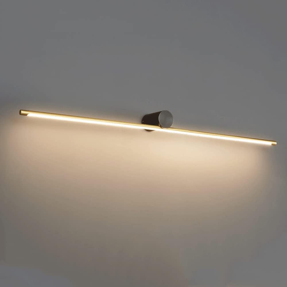 Applique murale LED moderne en cuivre pour illuminer votre miroir de chambre