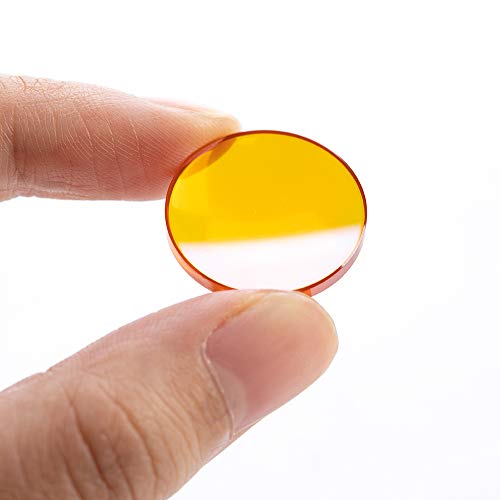 Cloudray CO2 Laser Lens 18mm Laser Mirror CO2 Laser Focal Lens CO2 Focus Lens,PVD ZnSe for CO2 Laser Engraving Cutting Machine,Laser Cutter 30W-100W,Dia 18mm FL127mm