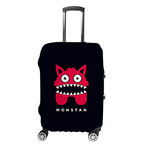 Housse de protection pour bagages de voyage monstre rouge pour valise cabine et soute