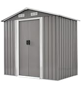 Amazon | 物置 屋外 高さ180cm大型倉庫 合金鋼防錆防水アウトドア収納