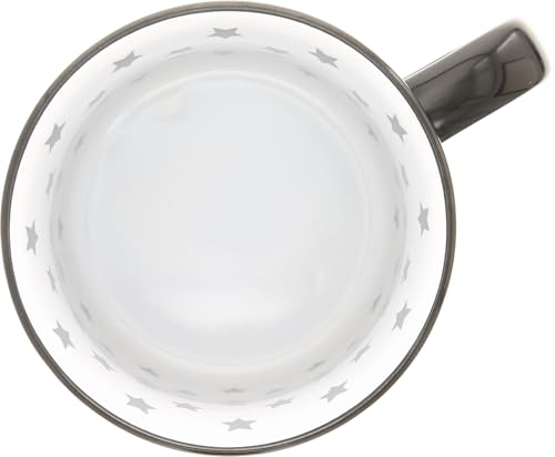 Taza de cerámica 18 oz estilo camping negra Pavilion Gift miniatura 4