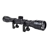 ottica 4x32 prezzi  JS-Tactical Ottica Fucile Softair Lente 32MM Zoom 4X Anelli Inclusi JS-4X32LUNGO