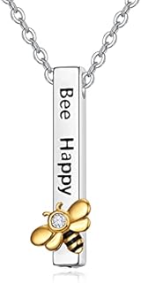praymos Urn Necklace for Ashes 925 Sterling Silver Bee/Heart/Paw Print/Waterdrop/Football/Infinity/Celtic Knot Cremation Keepsake Pendant Memorial Jewellery for Women Men Human Pet