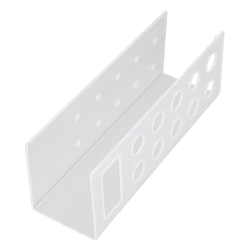 Fafeicy Portador de Pizarra Soporte de Marcador Organizador Acrílico Transparente para la Escuela, Soporte de Marcador de Montaje en Pared para Maestros y Estudiantes (Transparente)