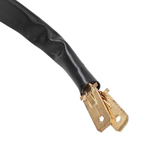 Close-up of motor wire terminals