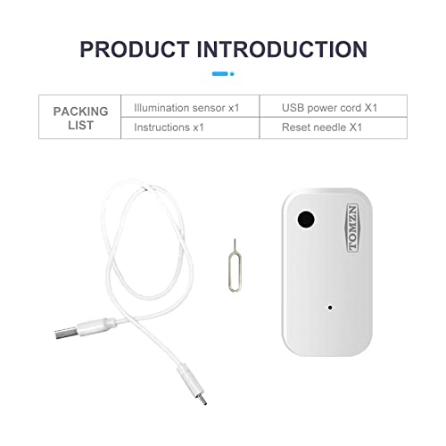 Sensor de luz de brillo evita el gasto electrico con control de enlace por USB 6
