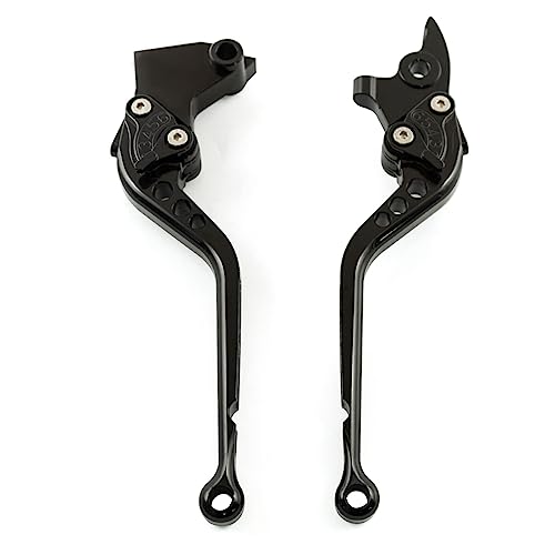 Huqwsa Motorcycle Levers CNC Brake Clutch Lever for Royal for Enfield 650 for Interceptor for Continental for GT650 for GT 650(147MM Black)