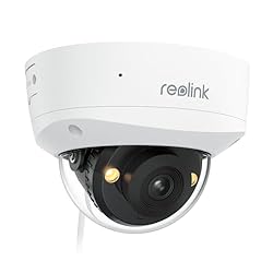 Reolink 4K Cámara Vigilancia Exterior PoE, Antivan...: VISIÓN 4K ULTRA HD: Sumérgete en imágenes nítidas 4K Ultra HD con la RLC-840A. Cada detalle cobra vida en una asombrosa resolución 4K. Además, con la lente mejorada de 2,8 mm, puedes experimentar el mundo en un amplio ángulo de 125°. VISIÓN NOCTURNA ...