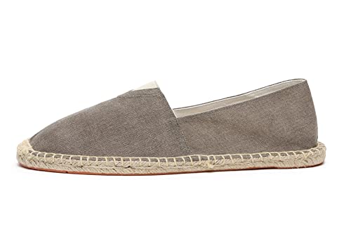 Image of Altxic Men's Closed Toe Comfortable Canvas Slip on Flat Espadrilles