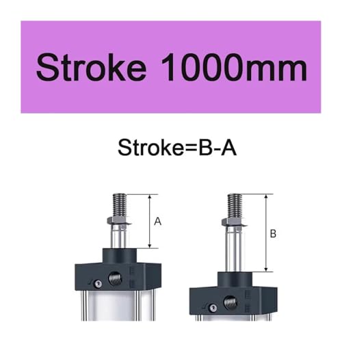 Cylindres pneumatiques SC double effet avec course longue pour vérin d'usine