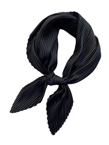 Floerns Women's Hair Bandana Small Scarf Lightweight Silk Wrap Head Scarves