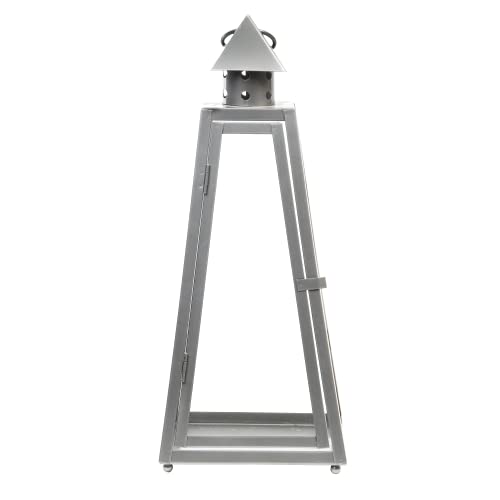 Esschert Design WL83 Pyramid Lantern, Metal and Glass, Small