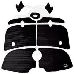 BlackTip Jetsports Ext. Traction Mats Compatible with Yamaha AR 230 HO/SR230 HO/232 Ltd/SX230/HO 07-09 Black