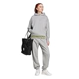 adidas Women's All SZN Fleece Loose Pants, Medium Grey Heather