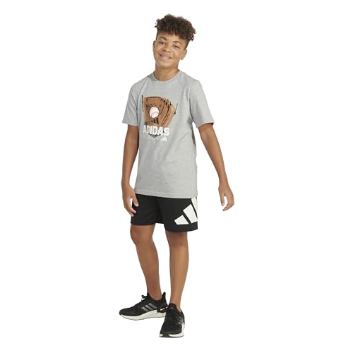 adidas Boys' Big Short Sleeve T Sports Graphic Tee Shirt - Image 6
