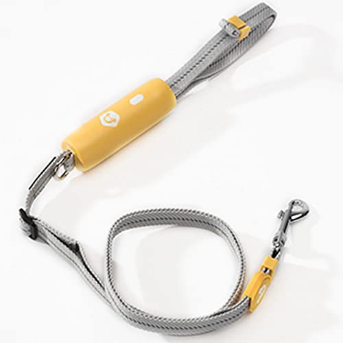 犬 リード 自動伸縮犬用ロングリード 中大型犬 ハーネス フレキシ リード 暴れるダッシュを防止 LEDライト付き 長さ3m 耐荷重80 ワンボタンリード (ペット自動伸縮リードパールホワイト)